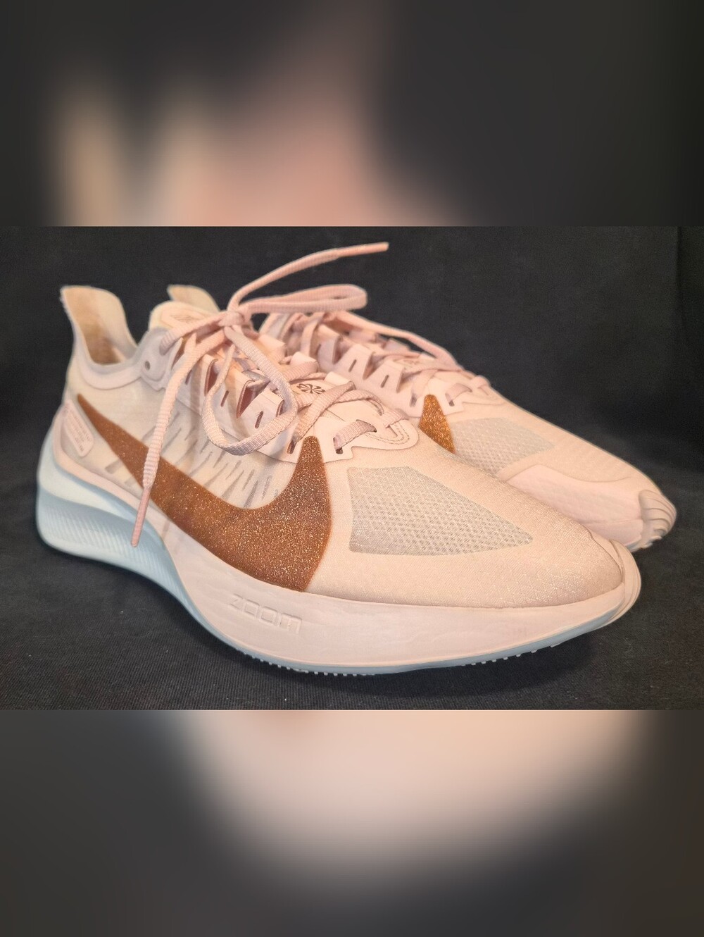Women's Nike Zoom Gravity "Echo Pink/Bronze" Running Shoes (CT1192-600) Sz. 9.5